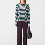 Stripe Boyfriend Long Sleeve T-Shirt (Copy) BASSIKE