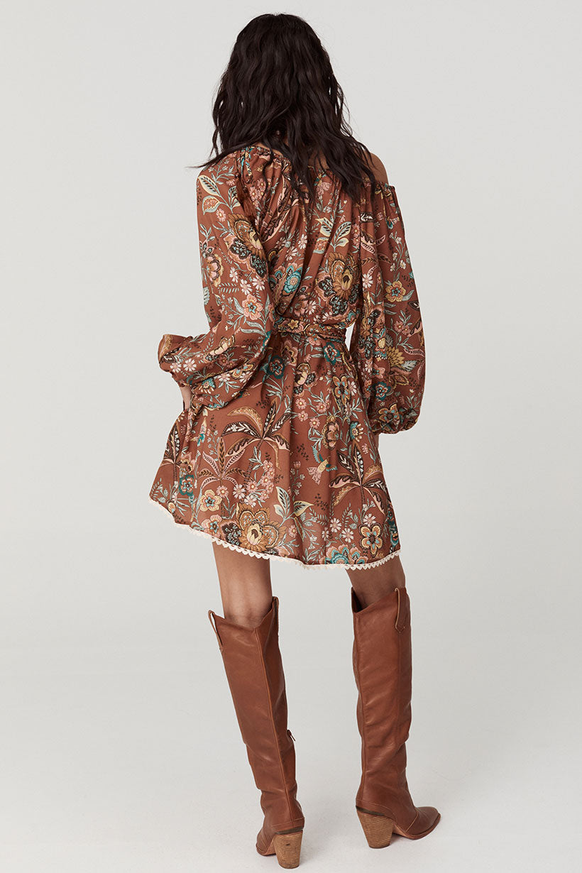 Mojave Lily Tunic Dress in Amber