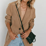 Ashley Black Leather Crossbody Bag Vestirsi