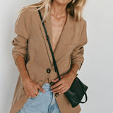Ashley Black Leather Crossbody Bag Vestirsi