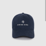 Jeremy Baseball Cap in Washed Navy Anine Bing