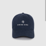 Jeremy Baseball Cap in Washed Navy Anine Bing