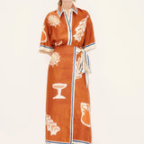 Soleil D’amour Silk Sarong Skirt