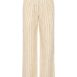 Mackenzie Trouser in Cream Pinstripe Posse