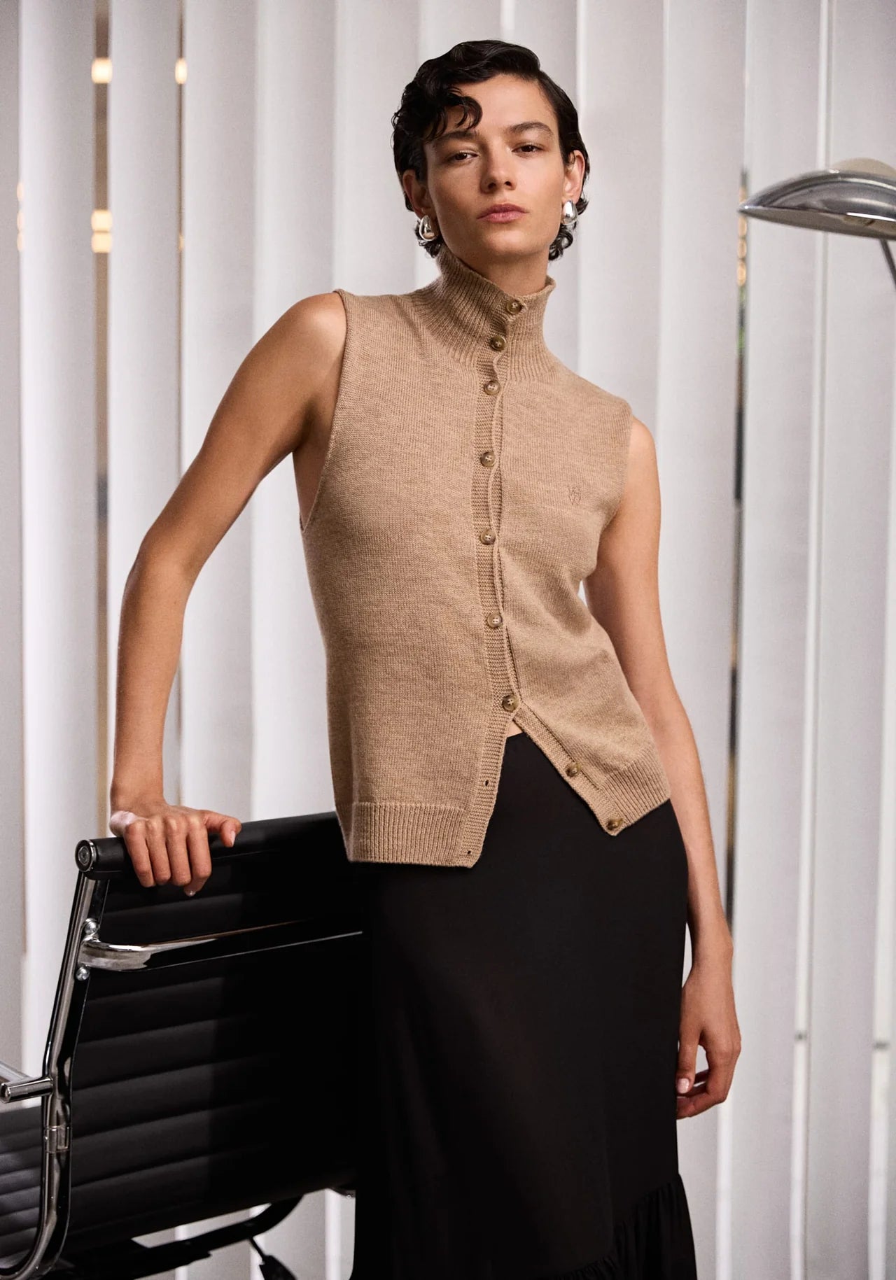 Dominic Vest in Wicker Marle Viktoria + Woods