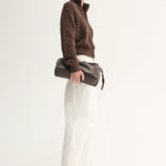 Leon Knit Cardigan in Chocolate Elka Collective