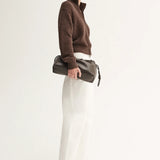 Leon Knit Cardigan in Chocolate Elka Collective