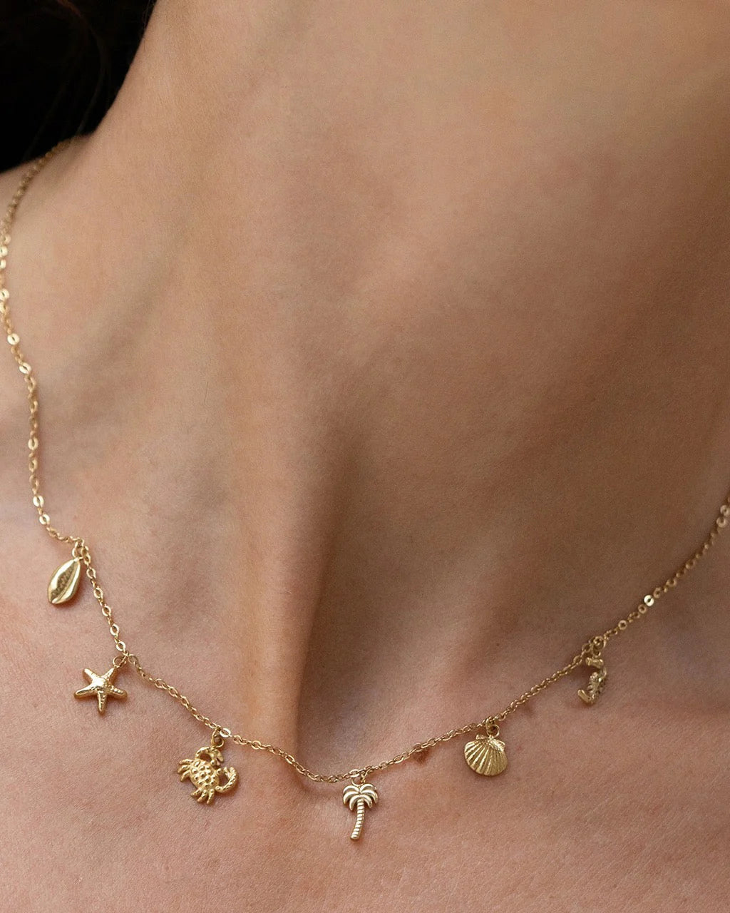 Ariel Gold Necklace Arms of Eve