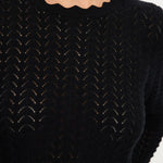 Logan Knit Top in Black Kivari