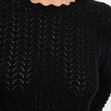 Logan Knit Top in Black Kivari
