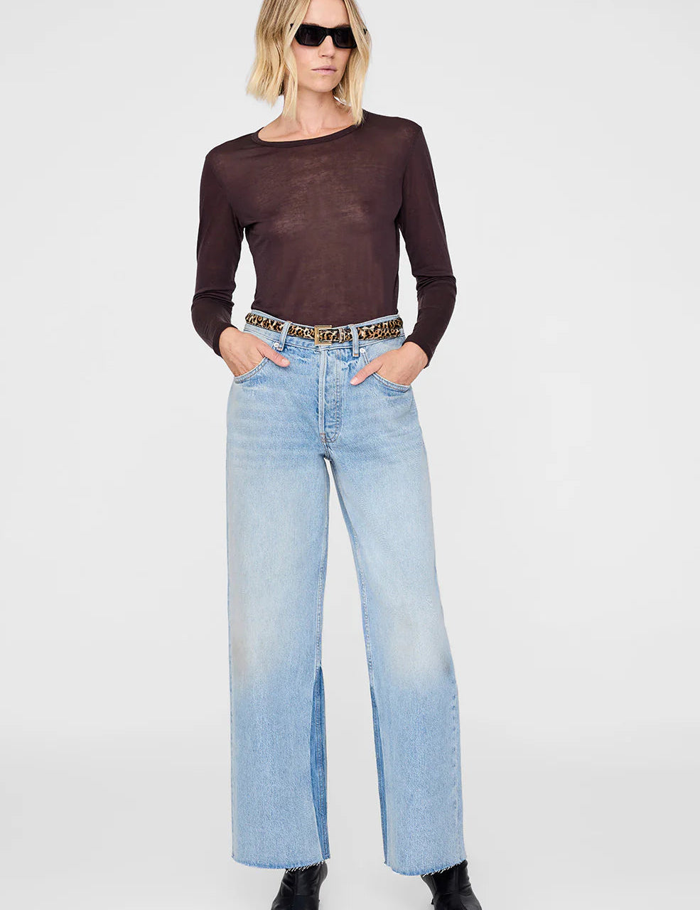 Nicola Belt in Leopard Anine Bing