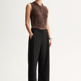Dune Knit Cardigan in Chocolate
