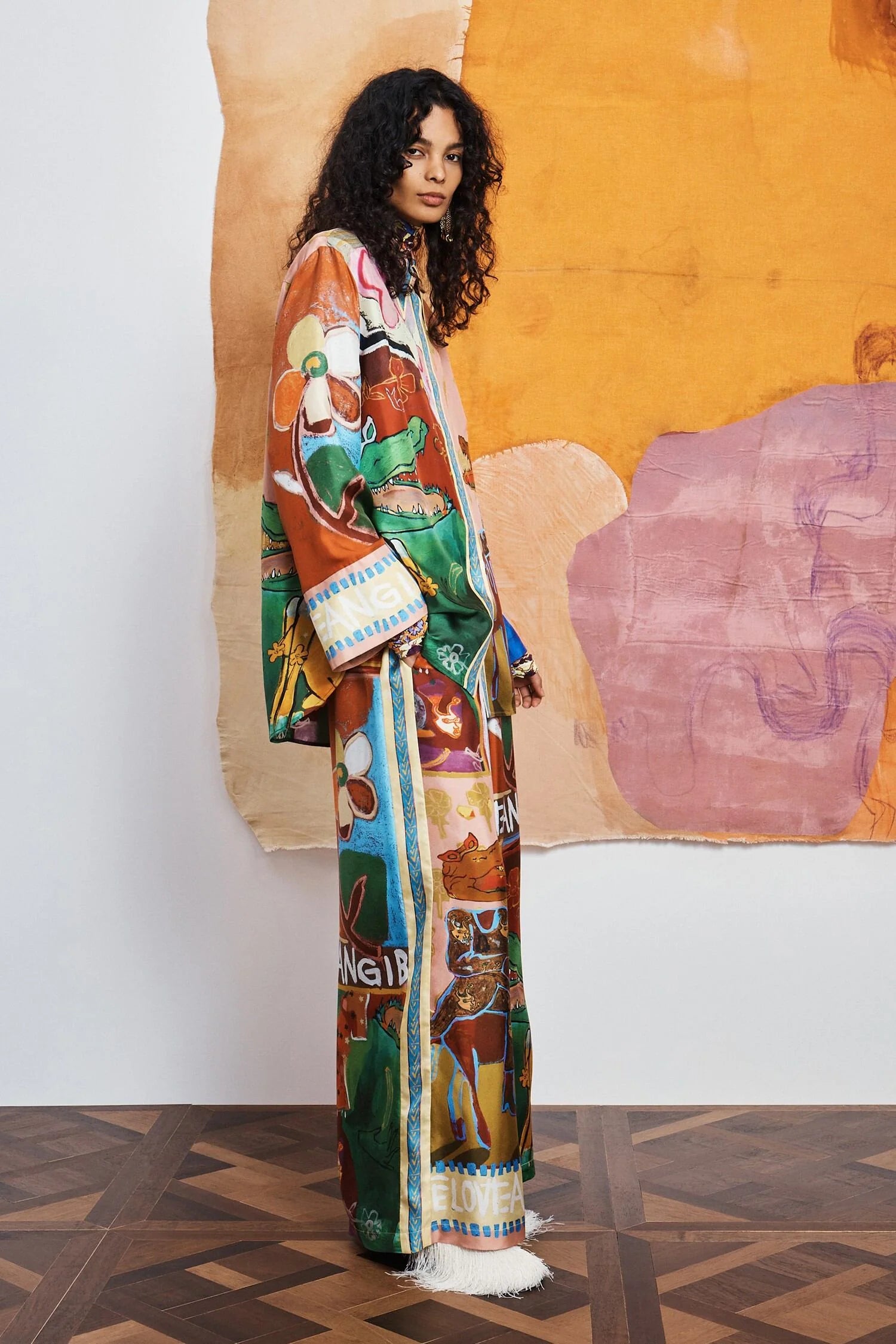 Mlak Silk Pant Alemais