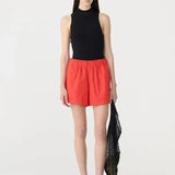Crushed Cotton Tennis Short