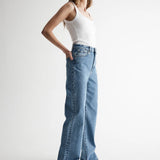 Odin Straight Leg Jean in Trinity Blue Elka Collective