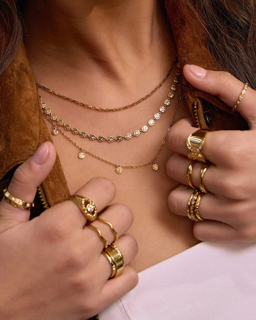 Zahara Gold Necklace Cloth Lifestyle Boutique