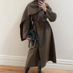 Hemingway Wool Coat in Khaki Viktoria + Woods