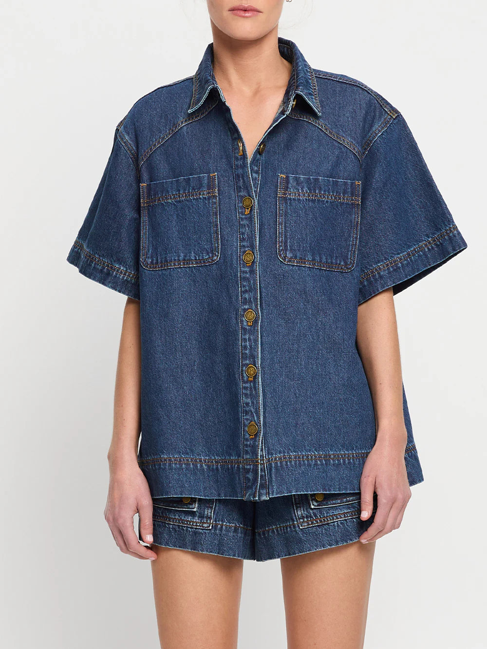 Paloma Shirt in Indigo