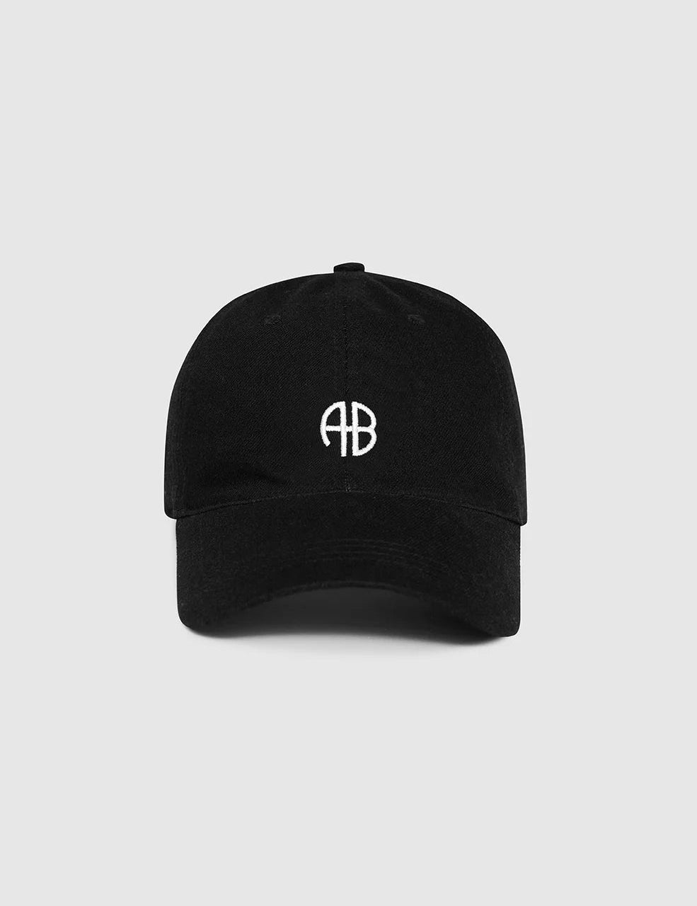 Jeremy Baseball Cap in Black Denim Anine Bing