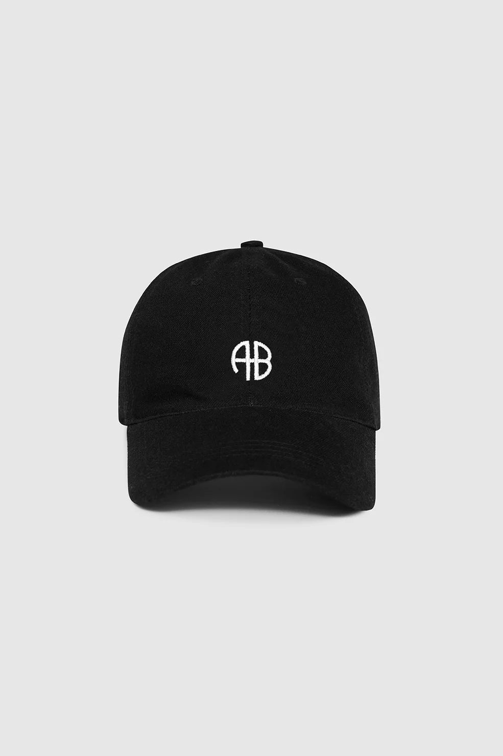 Jeremy Baseball Cap in Black Denim Anine Bing