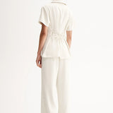 Edra Pant in Ecru Elka Collective