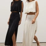 Contessa Skirt in Black Cloth Lifestyle Boutique