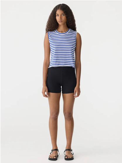 Stripe Raw Edge Baby Tank