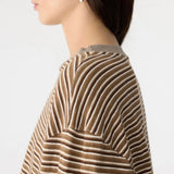 Stripe Slouch L/S In Brown Stripe