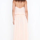 Camille Blouson Dress in Peach Bec and Bridge
