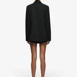 Marcelli Blazer in Black and White Pinkstripe Bec and Bridge