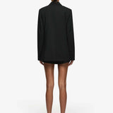Marcelli Blazer in Black and White Pinkstripe Bec and Bridge