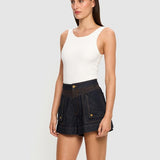 Celene Denim Short in Raw