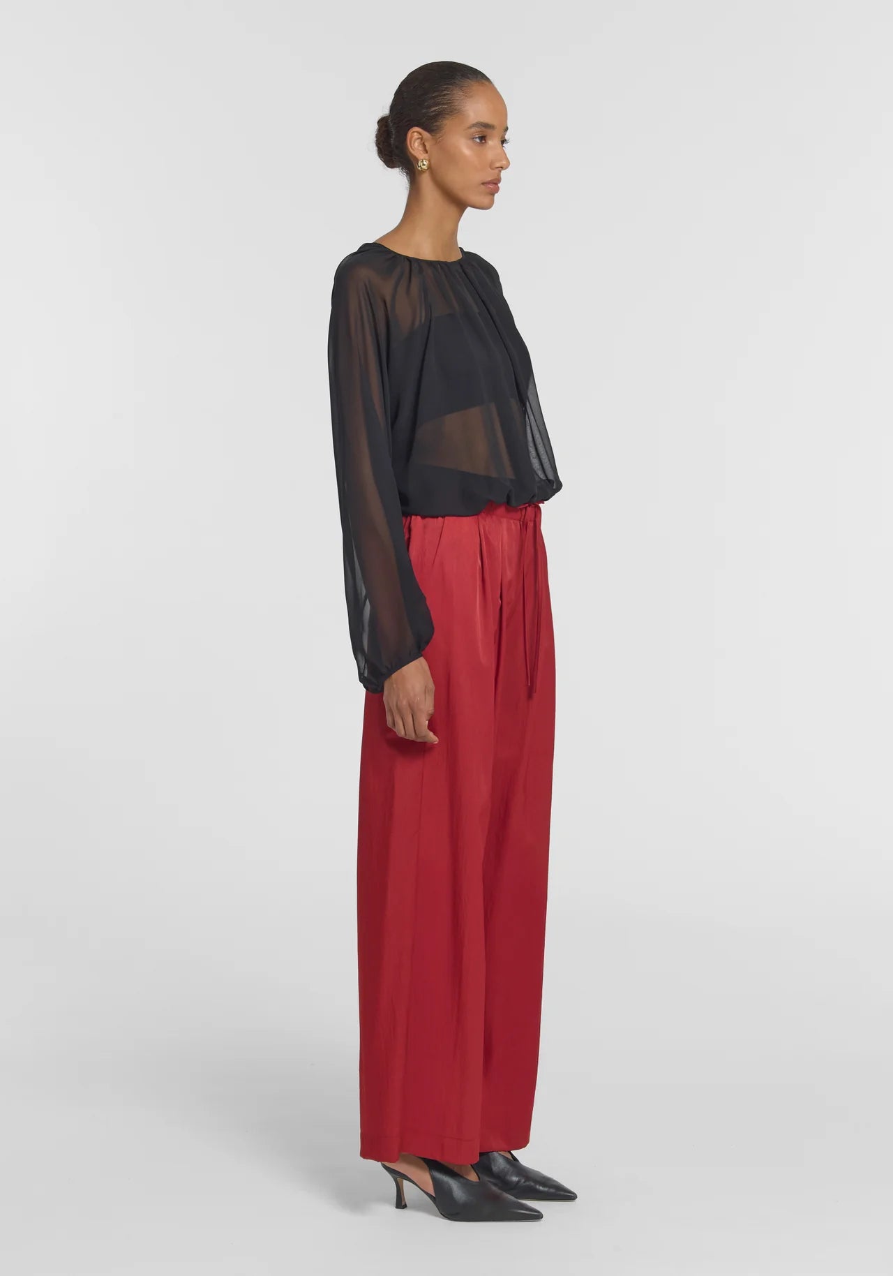 Madden Pant in Red Viktoria + Woods