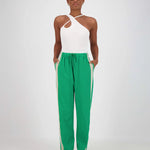 Green trackpant with white stripe jasmine alexa at
Clothlifestyle 