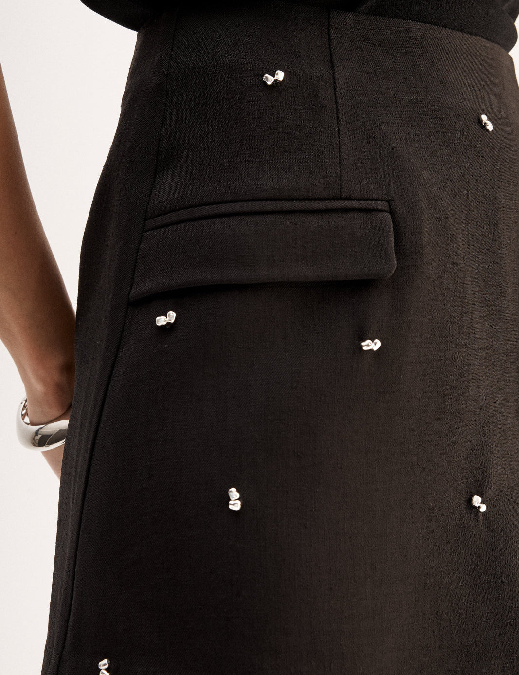 Kylie Mini Skirt in Black Elka Collective