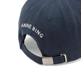 Jeremy Baseball Cap in Washed Navy Anine Bing