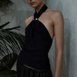 Zinnia Top in Black Elka Collective