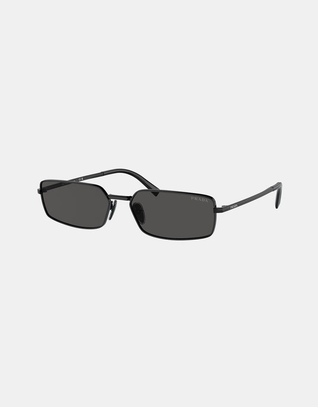 Prada Rectangular Metal Sunglasses