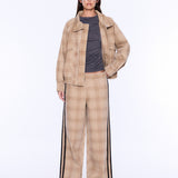 Zuri Jacket in Beige Check
