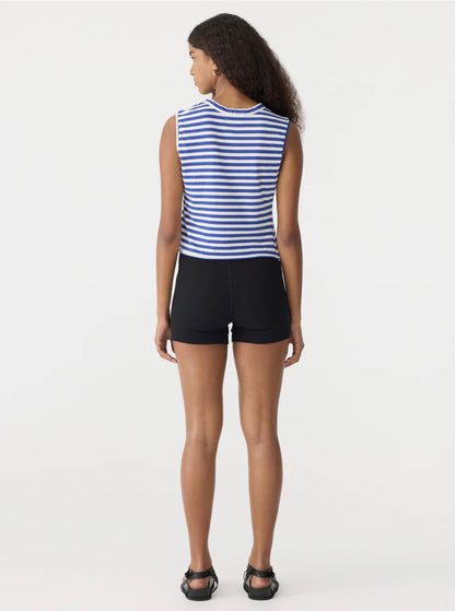 Stripe Raw Edge Baby Tank