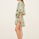 Bisou Embroidered Short Alemais