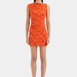 Blanca Mini Dress in Tangerine Sir.