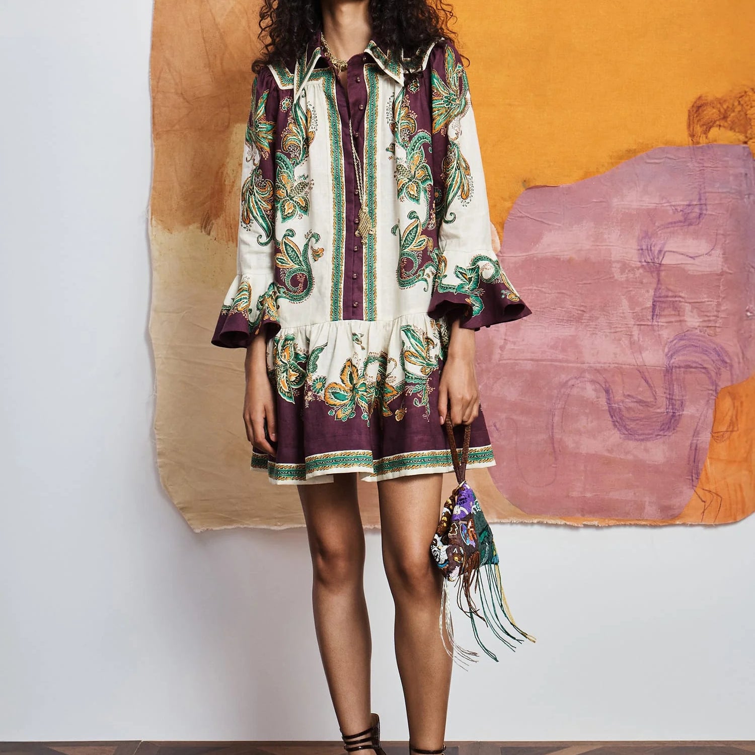Ruthie Mini Dress Alemais