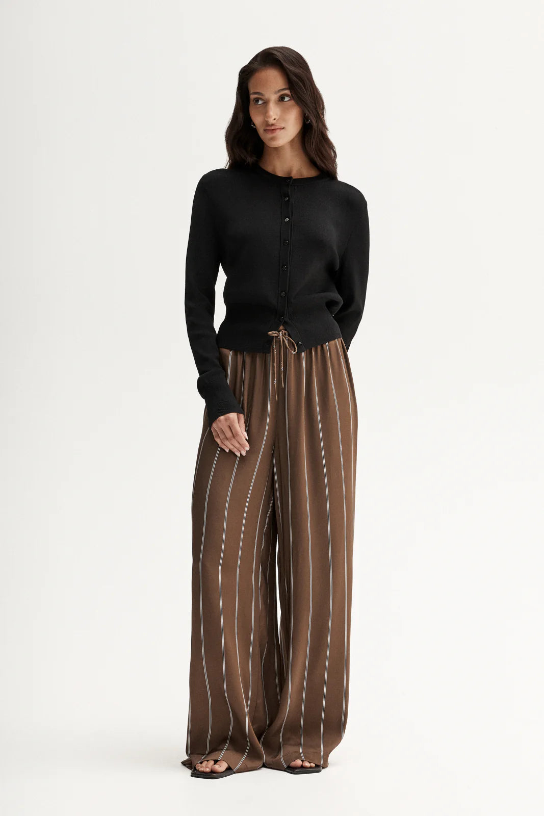 Petra Pant in Tan Stripe Elka Collective
