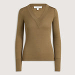 Lotus Top in Khaki Viktoria + Woods