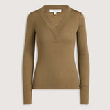 Lotus Top in Khaki Viktoria + Woods