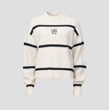 Invictus Knit in Ivory Charcoal