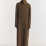 Hemingway Wool Coat in Khaki Viktoria + Woods
