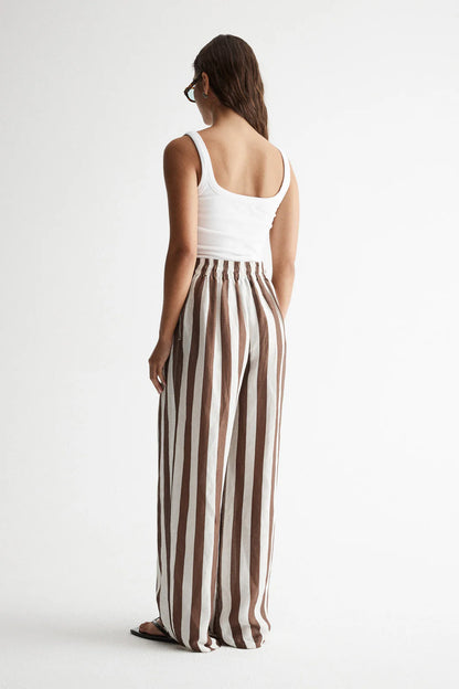 Lumi Pant in Chocolate Stripe