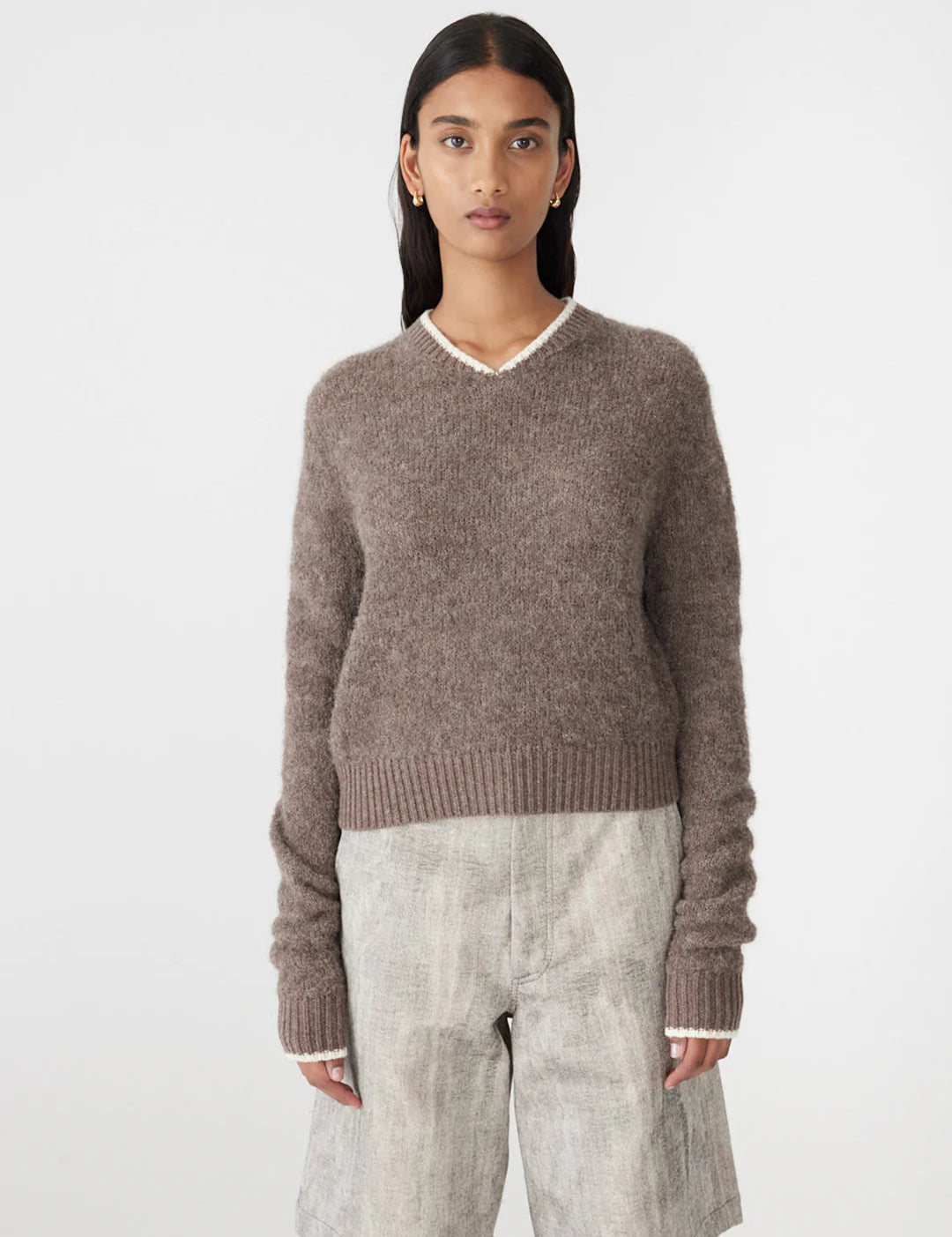 Wool Alpaca Athletic Rib Knit BASSIKE